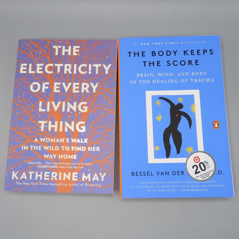 The Body Keeps the Score & Electricity of Everything Living Thing Book Lot